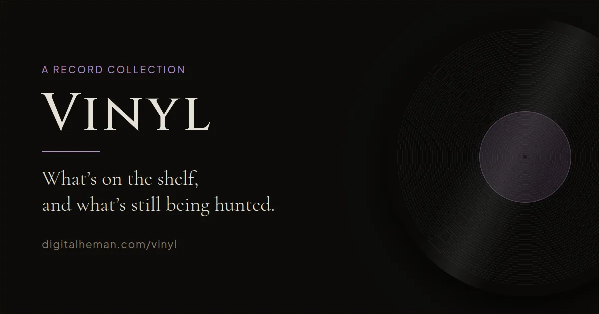 Vinyl — a record collection